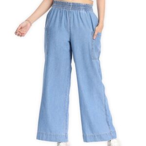 Women's Wide Leg Jeans - High-Rise | 100% Cotton